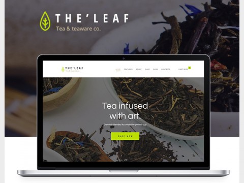 Thiết kế web giới thiệu & kinh doanh trà thảo dược